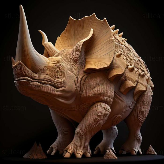 3D model Nasutoceratops (STL)